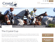 Tablet Screenshot of crystalcup.org